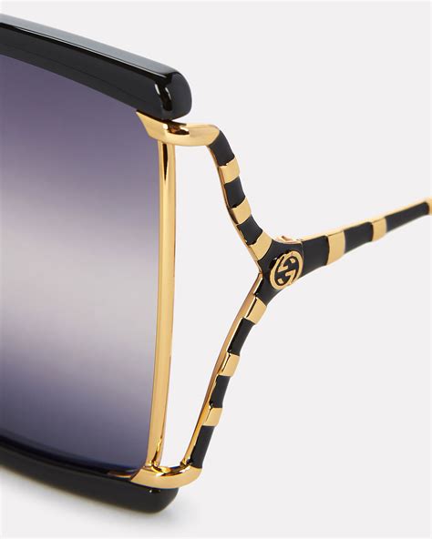 gucci 53mm irregular butterfly sunglasses|gucci oversized butterfly sunglasses.